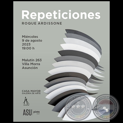 Repeticiones - Obras de Roque Ardissone - Mircoles, 09 de Agosto de 2023